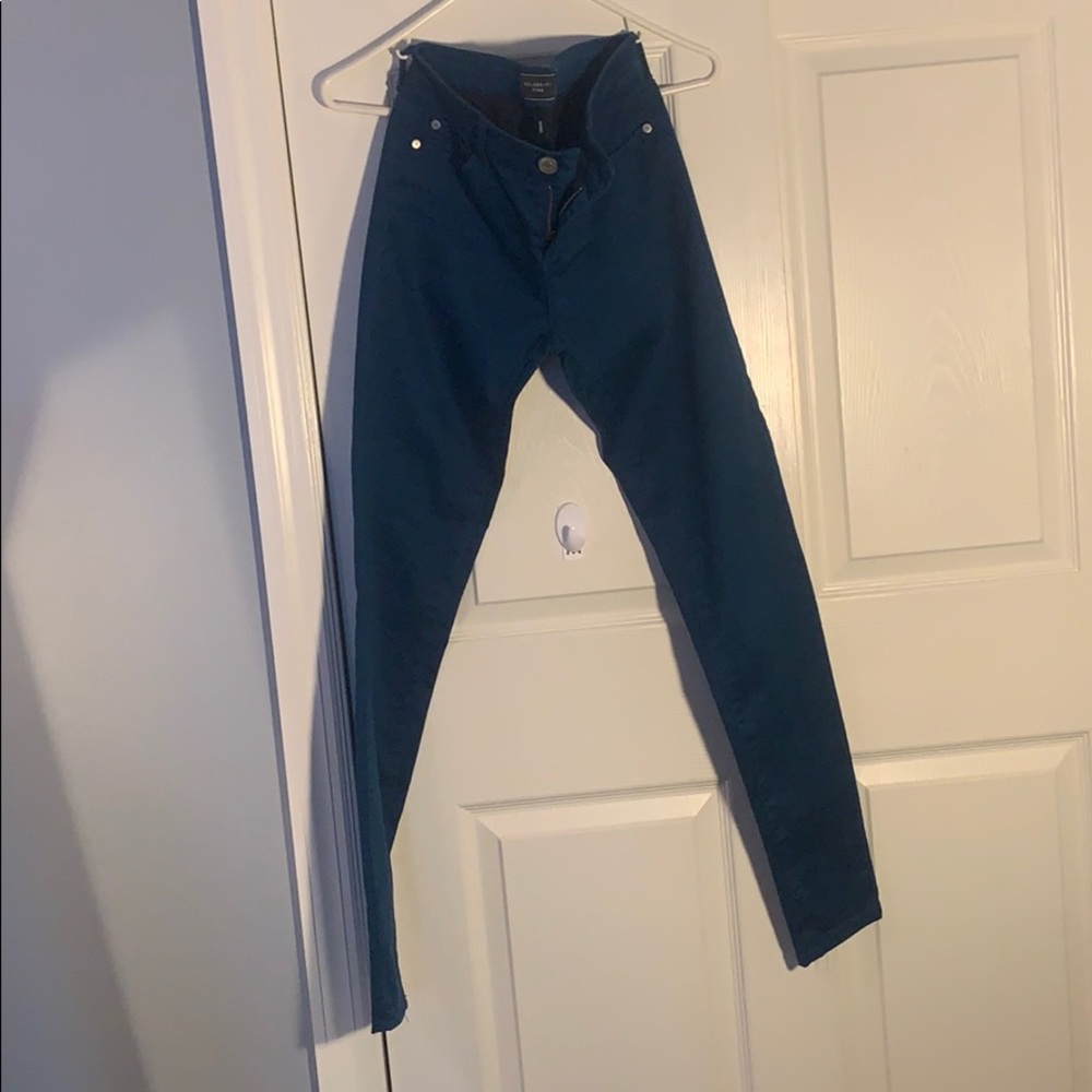 Blue colored Jeans from Pink